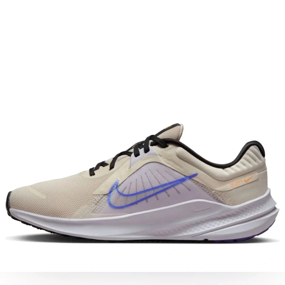Nike | Shoes | Nike Mens Cream And Purple Athletic Shoes 
